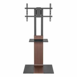 AISENS FT86TSE-401 Soporte de Suelo TV/Monitor 37-86" VESA 600x400mm 50kg con Bandeja DVD Negro/Marrón