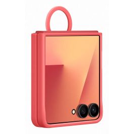 SAMSUNG Ring Case Silicone para Galaxy Z Flip7 - Rojo