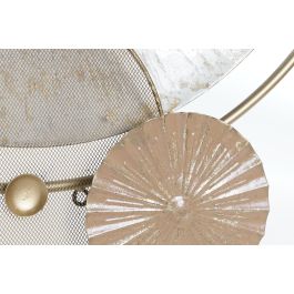 DKD Home Decor Espejo Dorado Blanco Metal y Espejo 7.6 x 76 x 65 cm