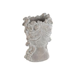 Macetero Shabby DKD Home Decor Gris 18 x 28 x 21 cm (2 Unidades) Macetero Shabby DKD Home Decor Gris 18 x 28 x 21 cm (2 Unidades)