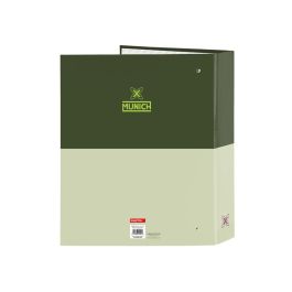 Carpeta de anillas Munich Bright khaki Verde A4 27 x 33 x 6 cm