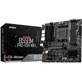 MSI B550M PRO-VDH WiFi Placa Base micro ATX AMD B550 Socket AM4 DDR4 para Ryzen con Wi-Fi