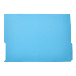 Liderpapel Subcarpeta Cartulina DIN A4 Pestaña Derecha 240g/m² Azul