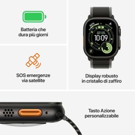 Apple Watch Ultra 3 / GPS / Cellular / 49mm Caja Titanio Negro Correa Ocean Negra