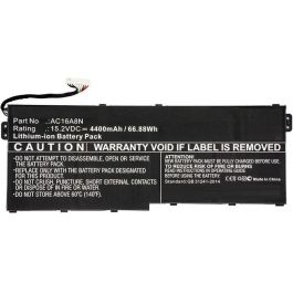 CoreParts Laptop Battery for Acer 66.88Wh Li-ion 15.2V 4400mAh Black, Aspire V17 Nitro, Aspire V17 Nitro BE, VN7-791G-792A, VN7-792G, VN7-792G- Precio: 52.89000024. SKU: B1B3ZKZF4B