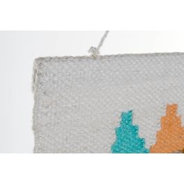 DKD Home Decor Tapiz Boho Multicolor 2 x 115 x 51 cm Yute y Algodon con Flecos