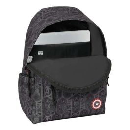 Mochila Escolar The Avengers Vendetta Negro 31 x 43 x 13 cm