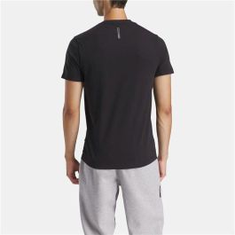 Camiseta de Manga Corta Hombre Reebok Reebok Athlete Tee Negro
