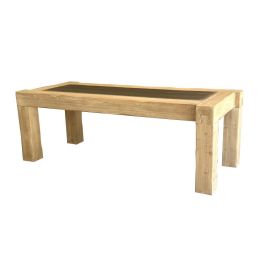 Mesa Comedor Alpino DKD Home Decor Natural 90 x 80 x 220 cm