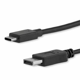 Adaptador USB C a DisplayPort Startech CDP2DPMM6B (1,8 m) Negro Adaptador USB C a DisplayPort Startech CDP2DPMM6B (1,8 m) Negro