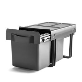 Cubo De Basura Extraible 2X16 Litros. Modelo Midi Light. Antracita. Con Tirador. H350. Herrajes Alk Precio: 53.49999996. SKU: B1JY88KPQ3