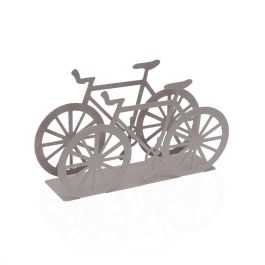 Servilletero Bici Metálica Gris Versa 4.5x9.5x16.5 cm (2 Unidades)