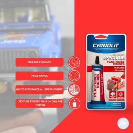 Cyanolit CYA3279580017419 Pegamento especial para plásticos. Fijación fuerte, versátil para plásticos.