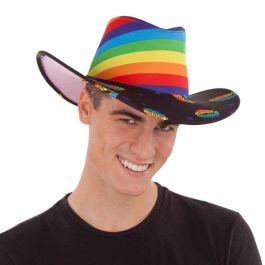 My Other Me Sombrero Rainbow Kiss para Adulto, Talla Única, 100% Poliéster