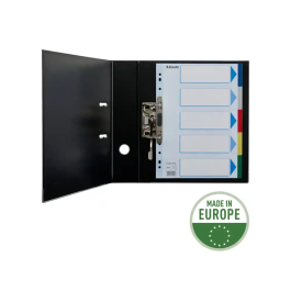 Separadores Esselte Pp A4 5 Pestañas 11 Taladros Con Ind.Col.