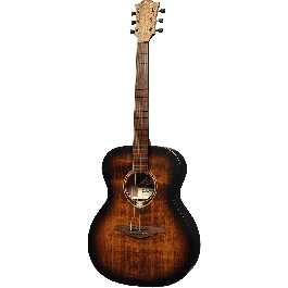 Lag Guitarra Acústica Tramontane 70 Auditorium Black & Brown con Tapa de Abeto Engelmann Sólido, Satinado
