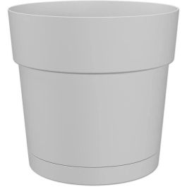 Maceta de flores y capri redondo - plástico - tanque de agua - diámetro 30 cm - blanco - Artevasi Maceta de flores y capri redondo - plástico - tanque de agua - diámetro 30 cm - blanco - Artevasi