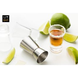 My Bar Medidor Doble Bebidas Inox. 15/30Ml 3,8 x 6,8 x 3,8 cm (24 Unidades)