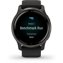 Garmin Venu 2 Smartwatch GPS 45mm, Reloj Inteligente Fitness con Música, Pagos y Monitor de Salud, Color Negro
