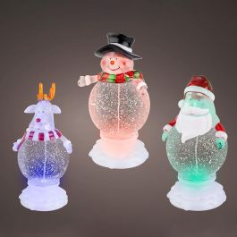 Lumineo Figuras led de navidad modelos surtidos a pilas, muñeco de nieve, papa noel y reno, 13x10x21cm, 488719 Precio: 25.4999998. SKU: B18NDDAGLG