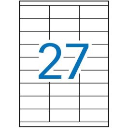 Apli Etiquetas Adhesivas Blancas 70x30 mm Cantos Rectos Inkjet-Láser C-Rectos 27 X 100H Precio: 18.49999976. SKU: S8400823