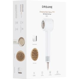 Dreame Hair Glory High-Speed Hair Dryer White GLORYCOMBO - Secado rápido, 110.000 RPM, 4 temperaturas, 2 velocidades, 300M aniones, 58 dB, 1200W Dreame Hair Glory High-Speed Hair Dryer White GLORYCOMBO - Secado rápido, 110.000 RPM, 4 temperaturas, 2 velocidades, 300M aniones, 58 dB, 1200W