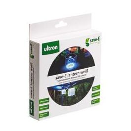 Ultron 185953 Linterna LED Solar IPX7 Blanca Colgante 90 Lm 6H