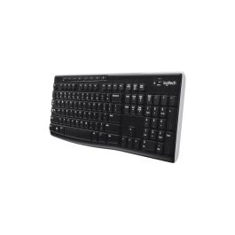Logitech K270 Teclado Inalámbrico Full-size con Teclado Numérico, 8 Teclas Rápidas, Batería de Larga Duración, Resistente a Derrames