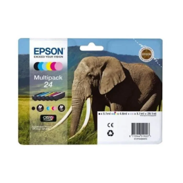 Epson Cartridge Multipack 24 Elephant Claria Photo HD Negro + 5 Colores Precio: 95.69000045. SKU: S7134357