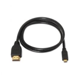 AISENS - CABLE MICRO HDMI ALTA VELOCIDAD / HEC, A/M-D/M, NEGRO, 0.8M