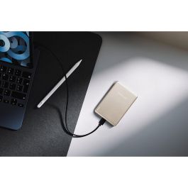 Intenso MW5000 7344021 Powerbank MagSafe 5000 mAh Inalámbrico Magnético Carga Rápida USB-C 20W Champán para iPhone