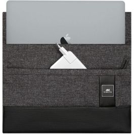 Rivacase 8802 Funda MacBook Pro 13.3" / MacBook Air 13 / iPad Pro 12.9 Poliéster/PU Negro para Portátil y Tablet