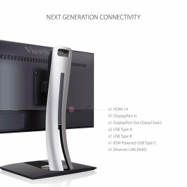 Viewsonic VA Monitor 24" (61 cm) Full HD IPS LED 1920x1080, 5ms Tiempo de Respuesta, Pantalla para PC Plana 16:9