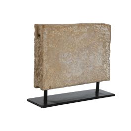 DKD Home Decor Item Home Escultura Piedra Natural Negro 12.5 x 49 x 43 cm