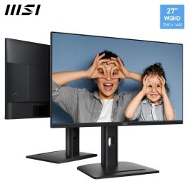 MSI Monitor MP275QPG 27 Pulgadas WQHD 100Hz, Panel IPS, 2560x1440, 1ms MPRT, Altavoces, Montaje VESA 100x100, Negro