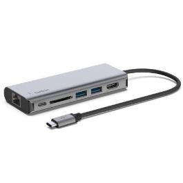 Belkin Adaptador Usb-C 5En1 Ethernet, Usb-C, Usb-A, Hdmi, Sd Gris Precio: 63.69000044. SKU: B176EMAX9D
