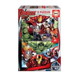 Educa 15932 Puzzle Infantil de 2x48 Piezas Los Vengadores, Superhéroes de Aventuras para Niños y Niñas con Espectaculares Imágenes, Edad +3 años Precio: 7.88999981. SKU: S2403629