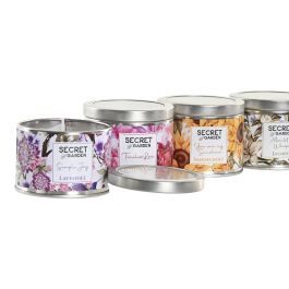 DKD Home Decor Fl25 Vela Shabby Floral Amarillo Rosa Surtida 120g, Fragancia Rosa/Sándalo/Jazmín/Lavanda, 20h, 7x6x7cm, Pack 12 DKD Home Decor Fl25 Vela Shabby Floral Amarillo Rosa Surtida 120g, Fragancia Rosa/Sándalo/Jazmín/Lavanda, 20h, 7x6x7cm, Pack 12