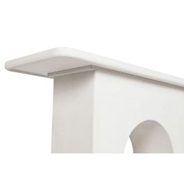 DKD Home Decor Consola Moderna Blanca de Madera de Abeto y MDF - 120 cm Ancho x 40 cm Largo x 80 cm Alto