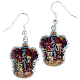 THE CARAT SHOP Pendientes Gryffindor Crest Harry Potter de aleación de zinc