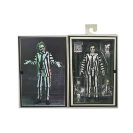 NECA Figura Ultimate Beetlejuice Traje Rayado Beetlejuice 18cm