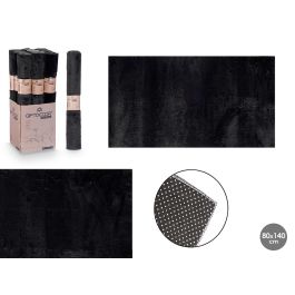 Alfombra Soft Negro 80X140Cm Giftdecor (9 Unidades) Alfombra Soft Negro 80X140Cm Giftdecor (9 Unidades)