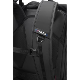 ASUS BP3706 ROG SLASH BACKPACK 4.0 Mochila para portátil 18" - Resistente al agua, Negro, Cuero y Poliéster