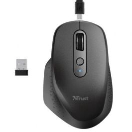 Ratón Ergonómico Inalámbrico Trust Ozaa/ Batería recargable/ Hasta 2400 DPI Ratón Ergonómico Inalámbrico Trust Ozaa/ Batería recargable/ Hasta 2400 DPI