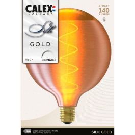 Bombilla Filamento Espiral Silk Globe G125 Oro 220-240V 4W 140lm 1800K E27 intensidad variable Bombilla Filamento Espiral Silk Globe G125 Oro 220-240V 4W 140lm 1800K E27 intensidad variable