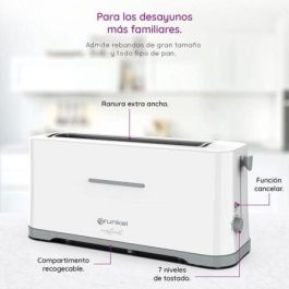 Grunkel Tostador Extra Ancha , Con 7 Niveles Tostado
