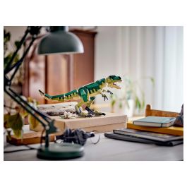 Lego 31151 T-Rex 3 en 1: Dinosaurio de juguete Triceratops o Pterodáctilo