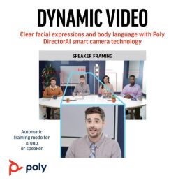 HP R30 Studio Barra de Video USB con Audio Superior y Video Avanzado para Colaboración