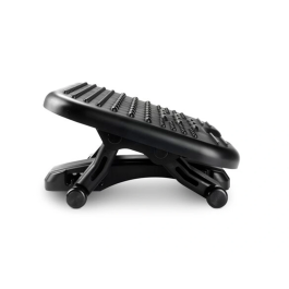 Kensington Reposapiés Solemassage para Ejercicio, Ajustable en 5 Alturas, con Masaje, Negro