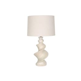 DKD Home Decor Lámpara Sobremesa Urban Blanco Crudo Resina Lino 38x38x67 cm Plafón Poliester E27 50W Bombilla Incluida Precio: 102.50000024. SKU: B1EMDBCGMH